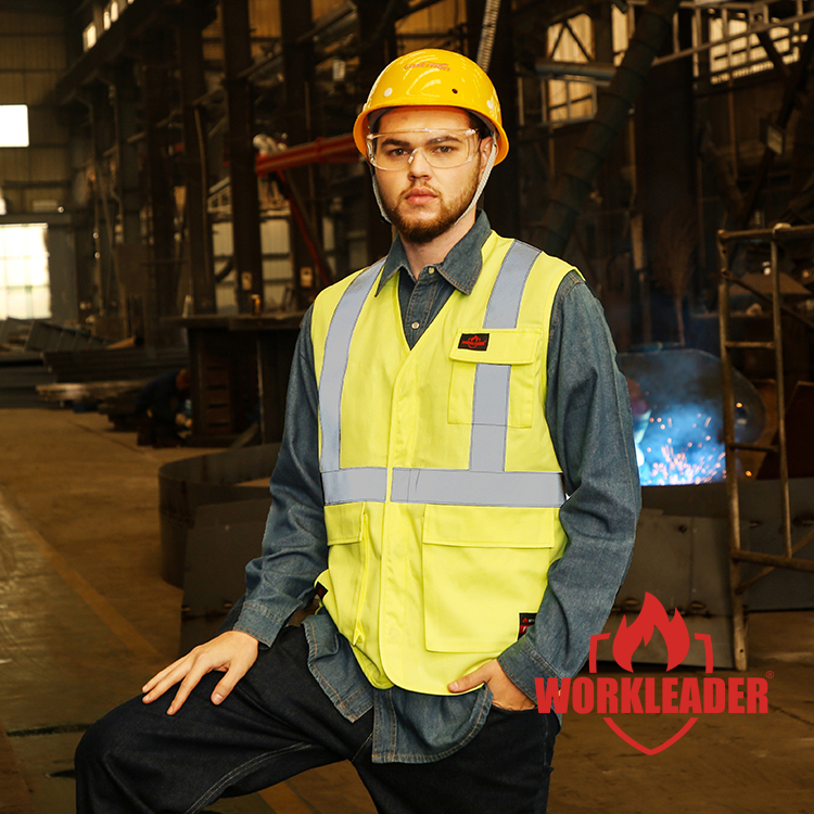 Hi-Vis Fire Resistant Reflective Vest